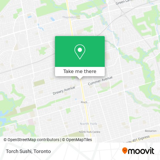 Torch Sushi map