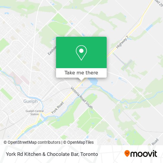 York Rd Kitchen & Chocolate Bar map