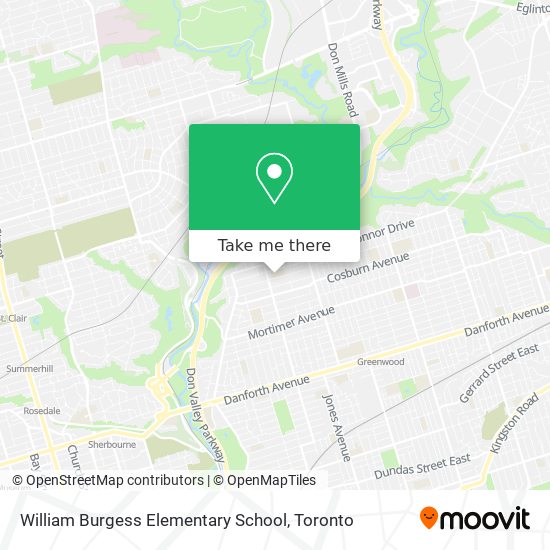 William Burgess Elementary School map