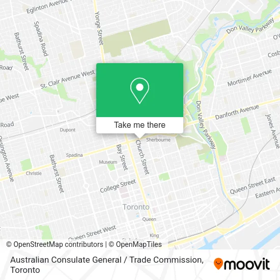 Australian Consulate General / Trade Commission map