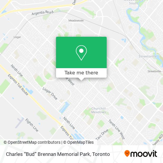 Charles “Bud” Brennan Memorial Park plan