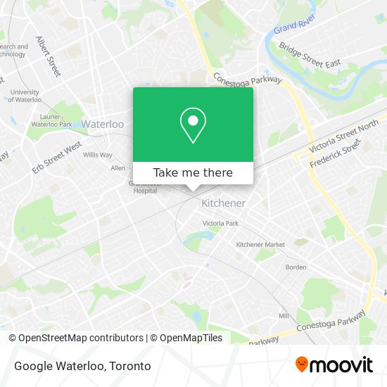 Google Waterloo map