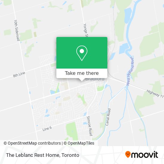 The Leblanc Rest Home map