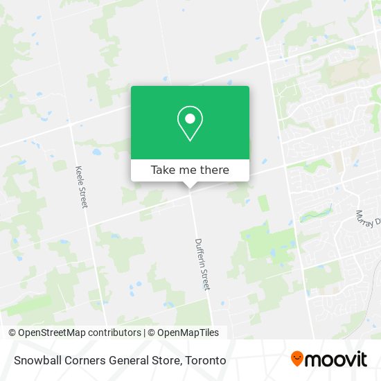 Snowball Corners General Store map