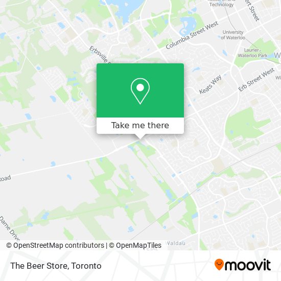 The Beer Store map