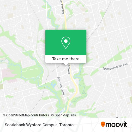 Scotiabank Wynford Campus map