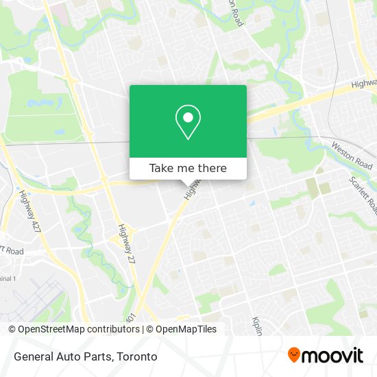 General Auto Parts map