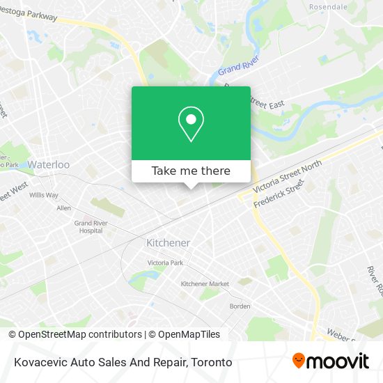 Kovacevic Auto Sales And Repair map