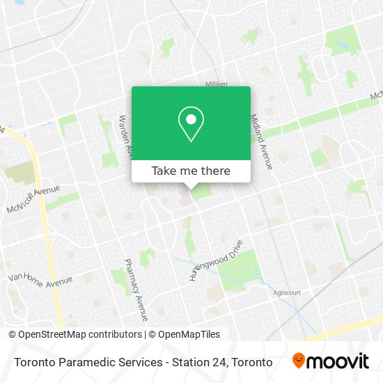 Toronto Paramedic Services - Station 24 map