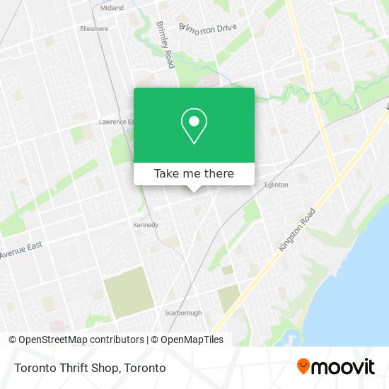 Toronto Thrift Shop plan