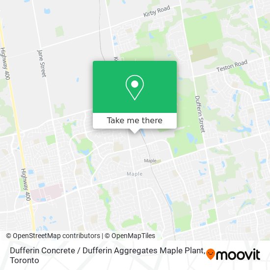 Dufferin Concrete / Dufferin Aggregates Maple Plant plan