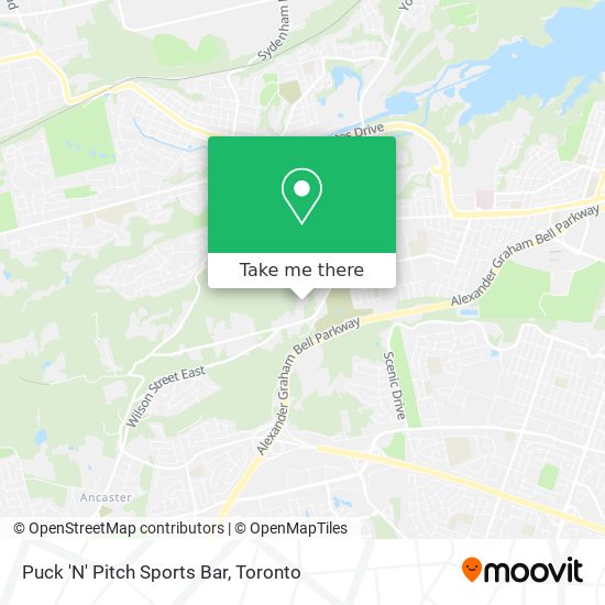 Puck 'N' Pitch Sports Bar map