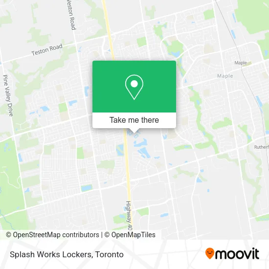 Splash Works Lockers map