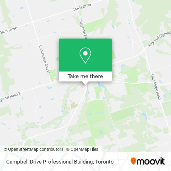 Campbell Drive Professional Building map