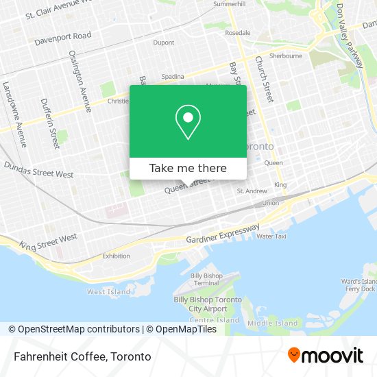 Fahrenheit Coffee map