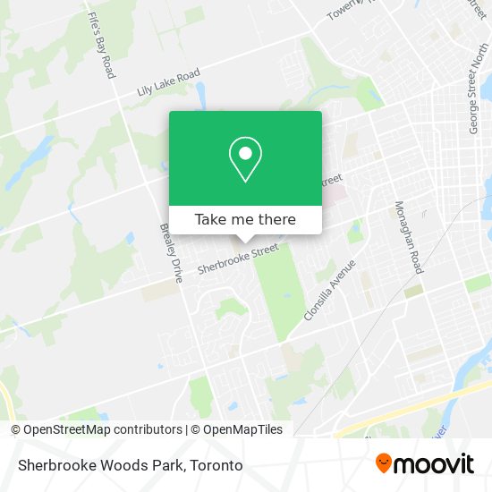 Sherbrooke Woods Park plan