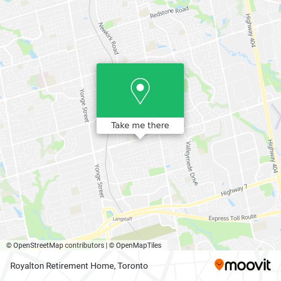 Royalton Retirement Home map