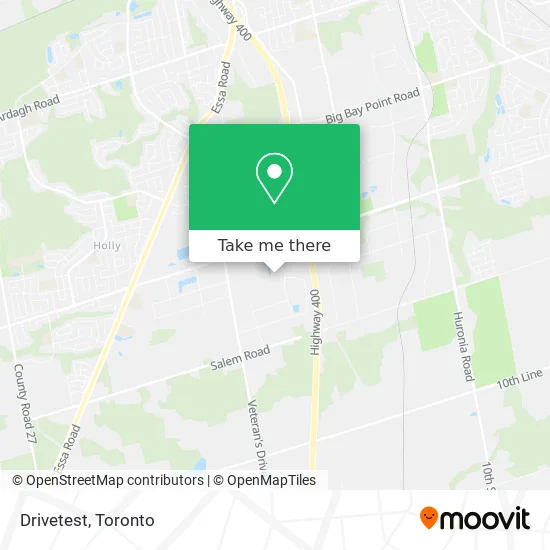 Drivetest map