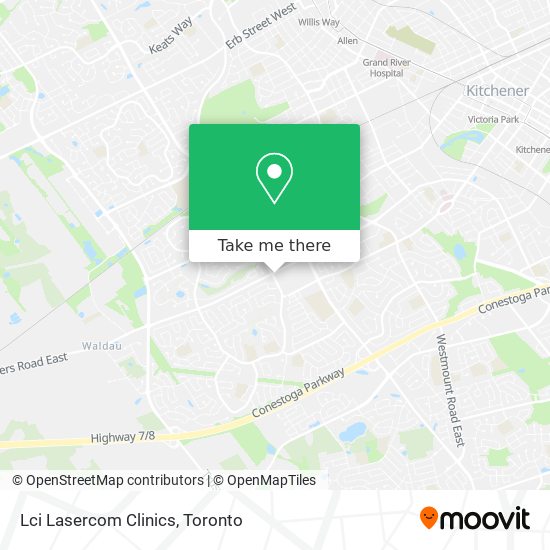 Lci Lasercom Clinics map