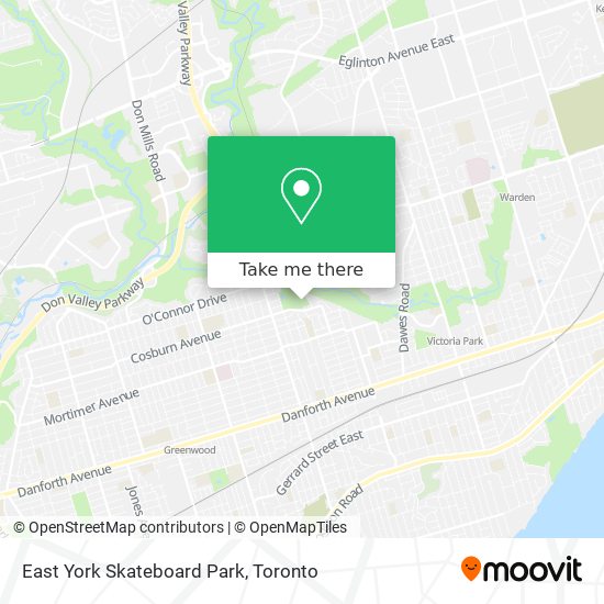 East York Skateboard Park plan