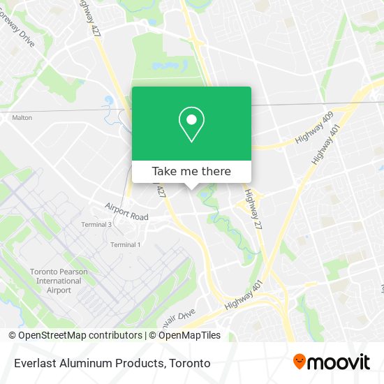 Everlast Aluminum Products map