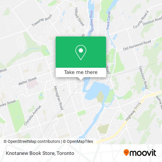 Knotanew Book Store map