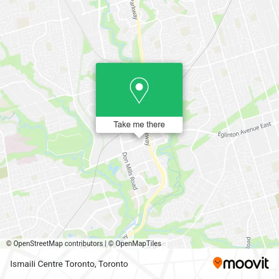 Ismaili Centre Toronto map