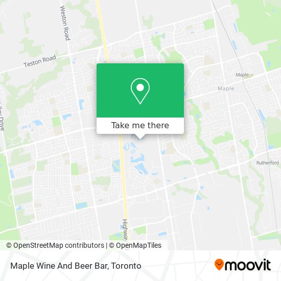 Maple Wine And Beer Bar map
