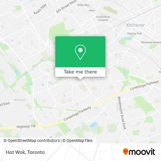 Hot Wok map