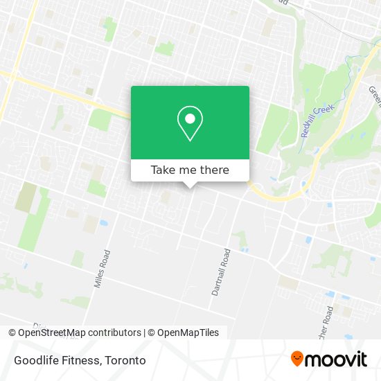 Goodlife Fitness map