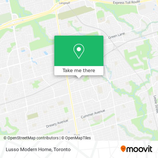 Lusso Modern Home map