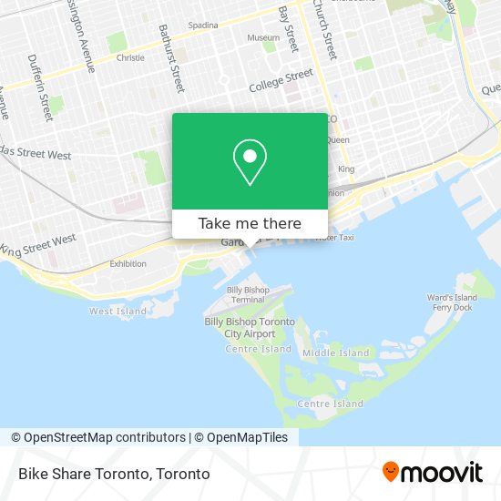 Bike Share Toronto map