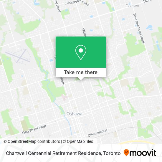 Chartwell Centennial Retirement Residence map