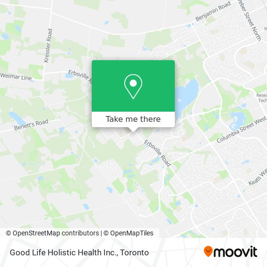 Good Life Holistic Health Inc. map