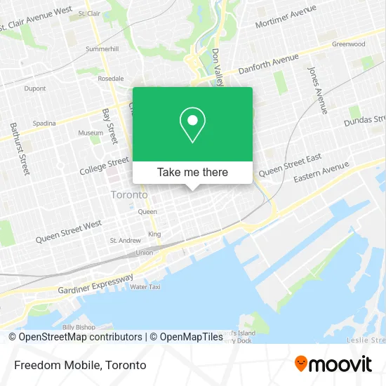 Freedom Mobile map