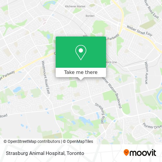 Strasburg Animal Hospital map