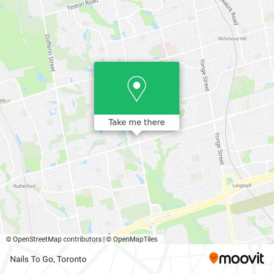 Nails To Go map