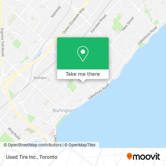 Used Tire Inc. map