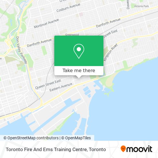 Toronto Fire And Ems Training Centre map