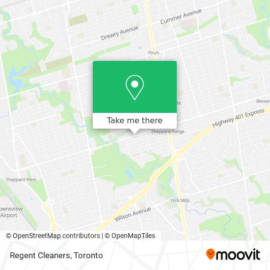 Regent Cleaners map