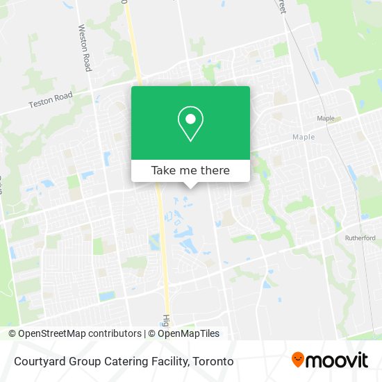 Courtyard Group Catering Facility map