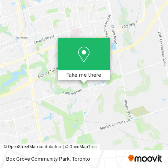 Box Grove Community Park map