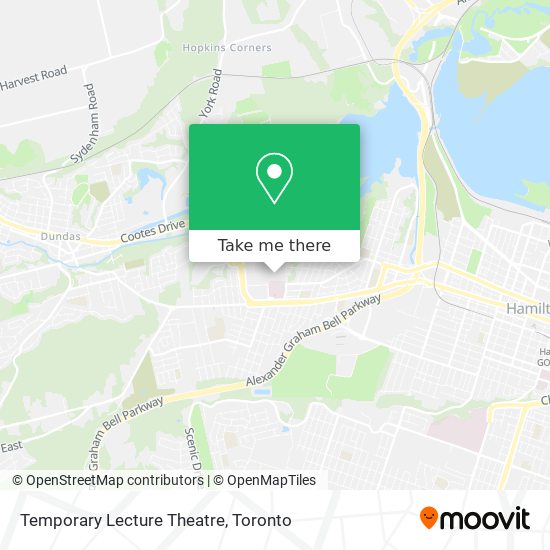Temporary Lecture Theatre map