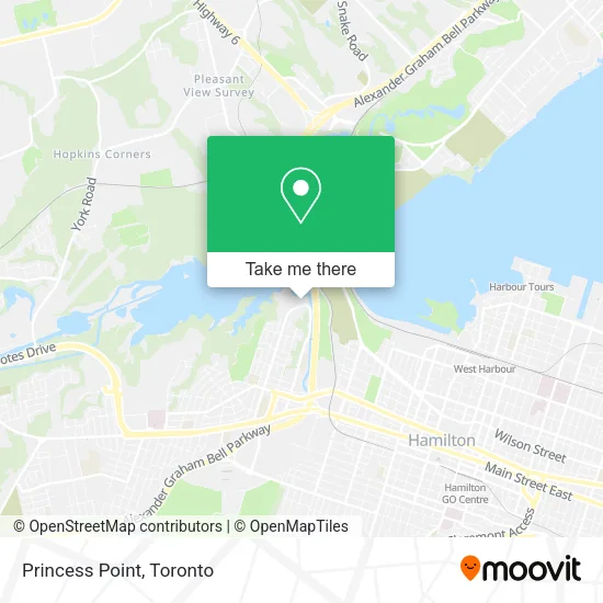 Princess Point map