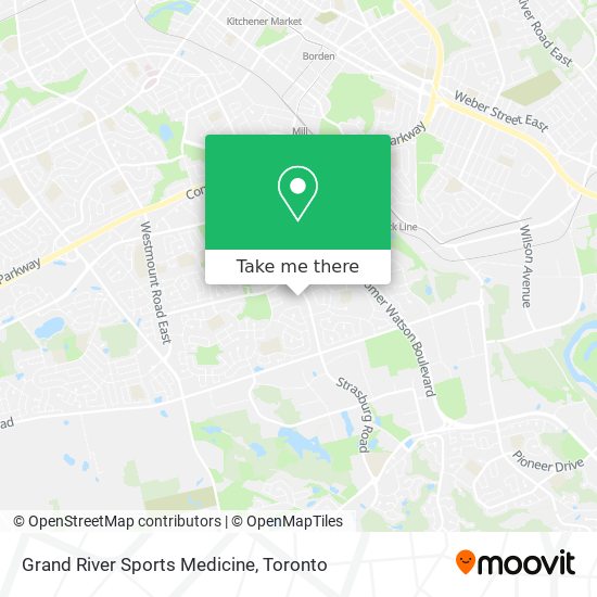 Grand River Sports Medicine map