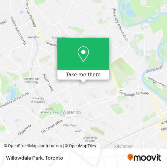 Willowdale Park map