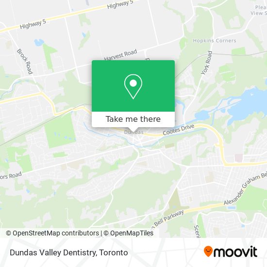 Dundas Valley Dentistry map