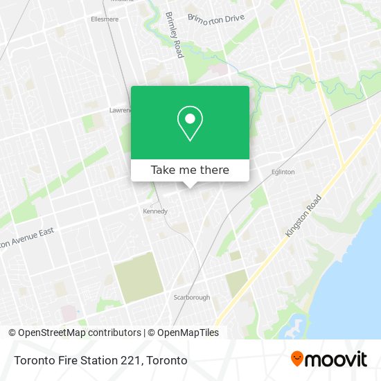 Toronto Fire Station 221 map