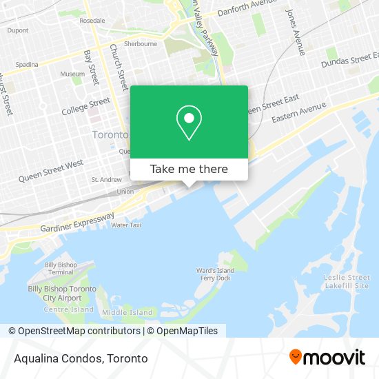 Aqualina Condos map