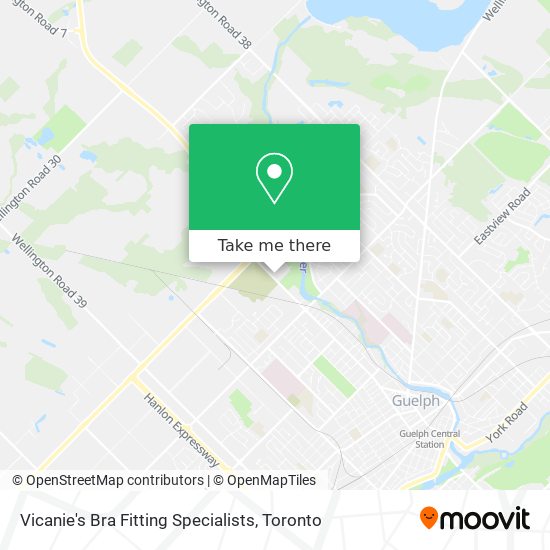 Vicanie's Bra Fitting Specialists map